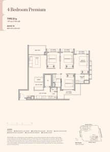Hudson Place Residences 4 Bedroom Premium Type D1a