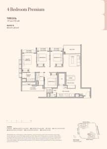Hudson Place Residences 4 Bedroom Premium Type D1b
